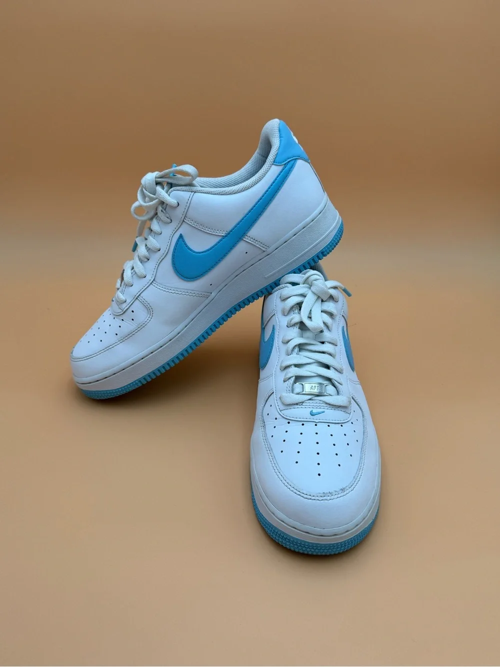 Nike Air Force One Low University Blue White FQ4296-100 Men's Size 10.5